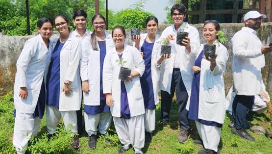 Plantation Drive undertaken by HIMS for Family Adoption Programme