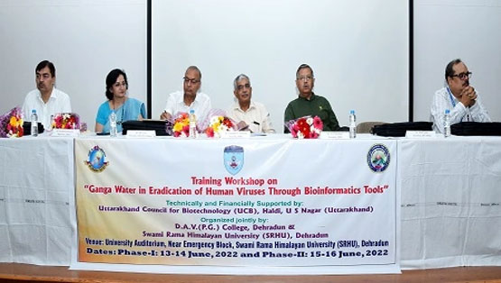 Ganga Water effective in Eradication of Human Viruses through Bioinformatics Tools