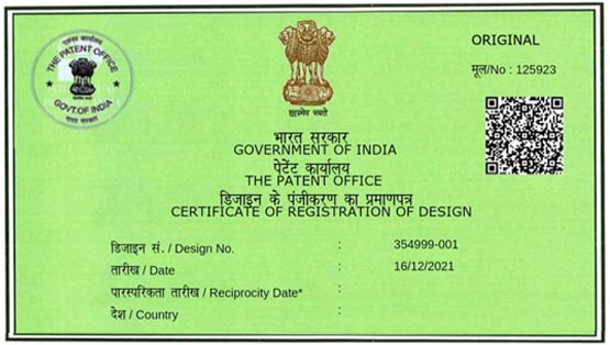 SRHU invents Double Handle Can bagging a patent from the government of India